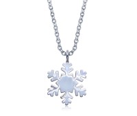 Snowflake Silver Necklace SPE-5621